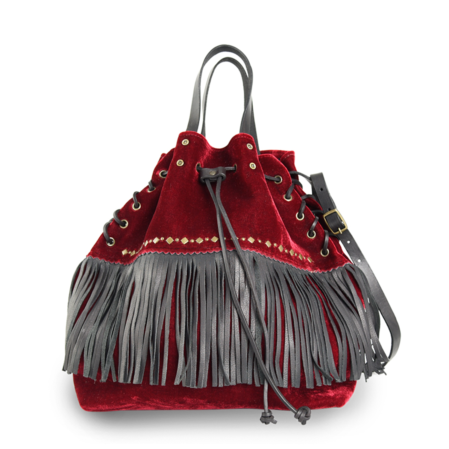 Coachella bag with fringes Rust Mood